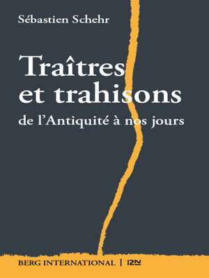 cover image of Traîtres et trahisons